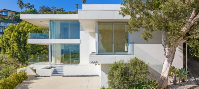 house with a generous balcony
